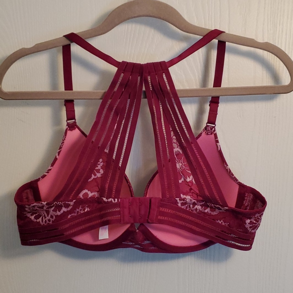 PINK Padded Racerback bra - Picture 2 of 5